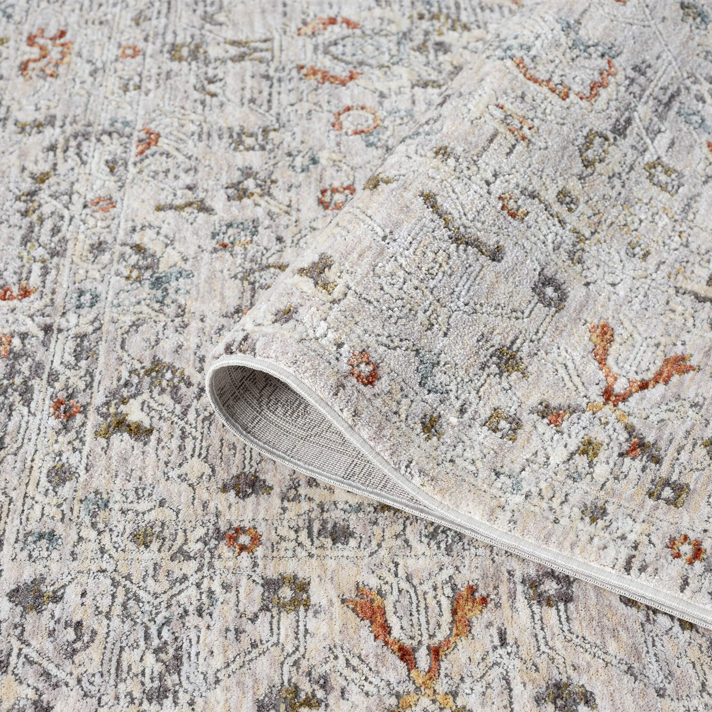 Adelaide 638 Ivory Runner Saray Rugs