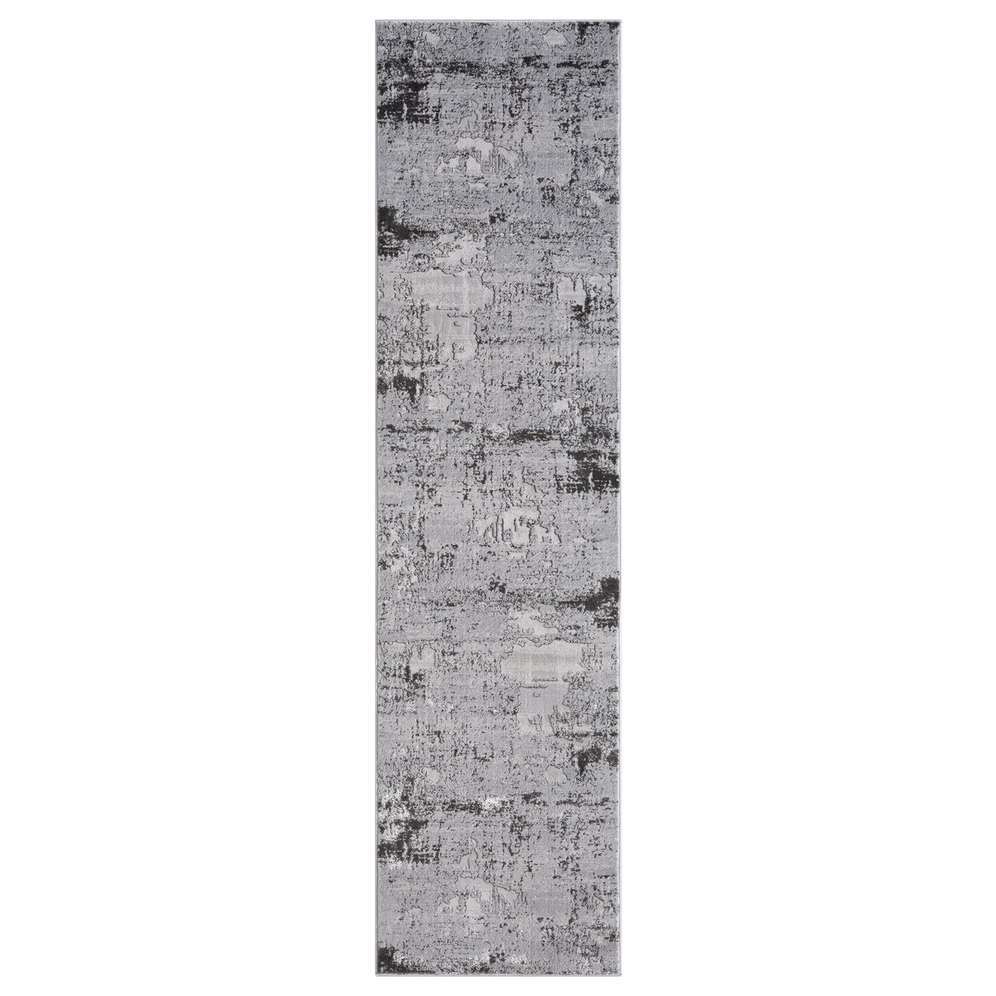 Astana 181 Silver Modern Hallway Runner Saray Rugs