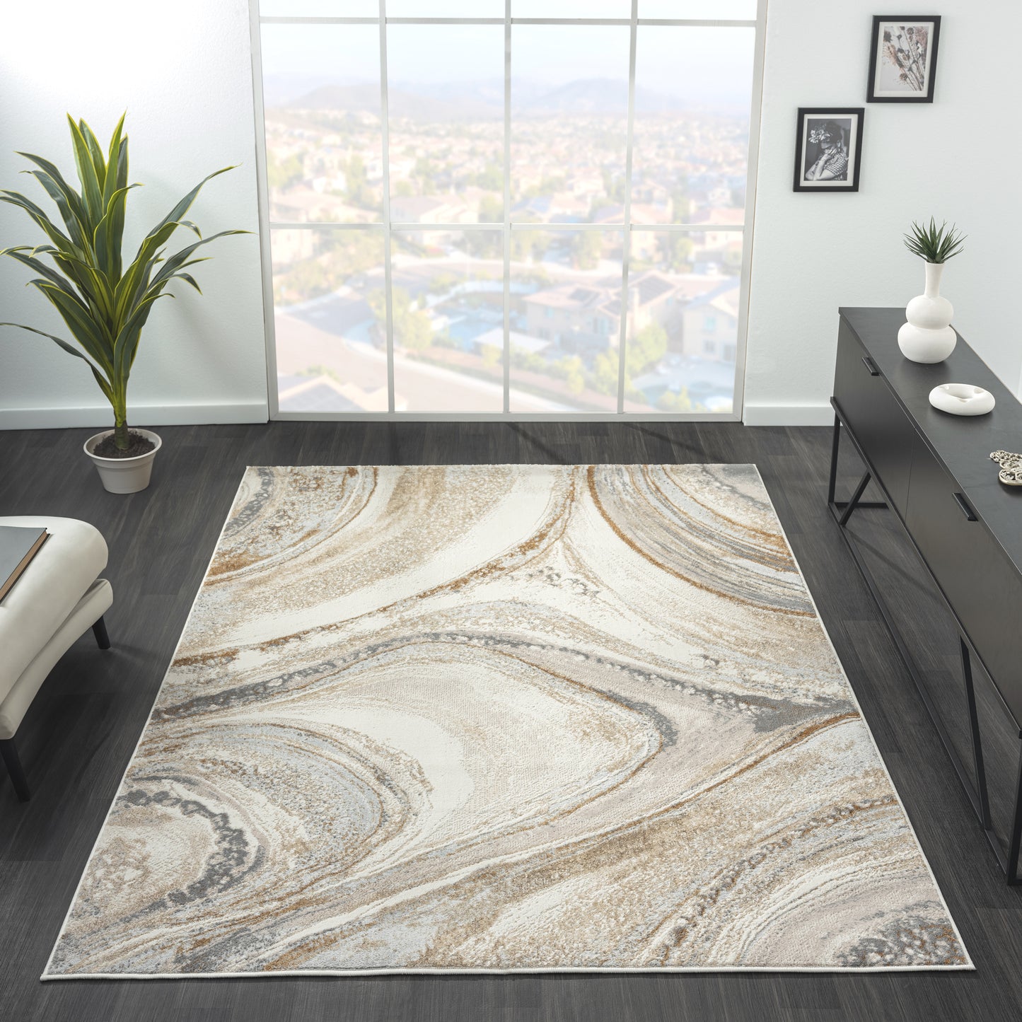 Astana 184 Sand Modern Rug Saray Rugs