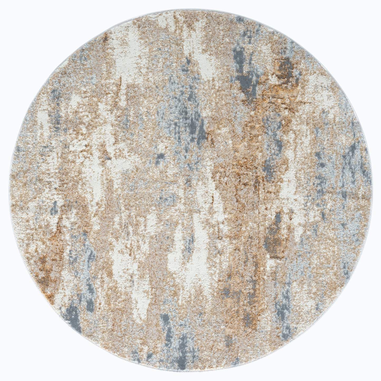 Astana 187 Taupa Modern Round Rug Saray Rugs