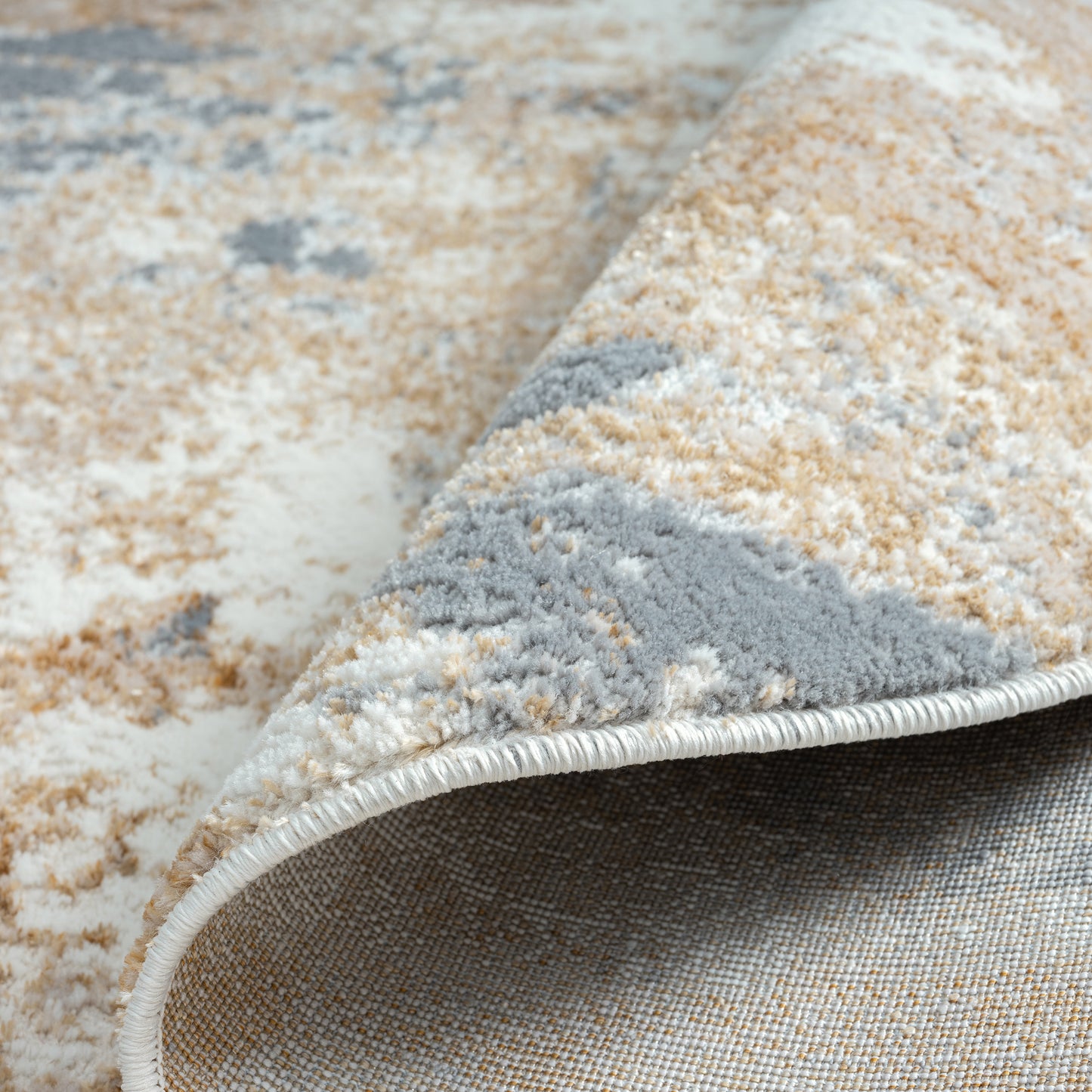 Astana 187 Taupa Modern Round Rug Saray Rugs
