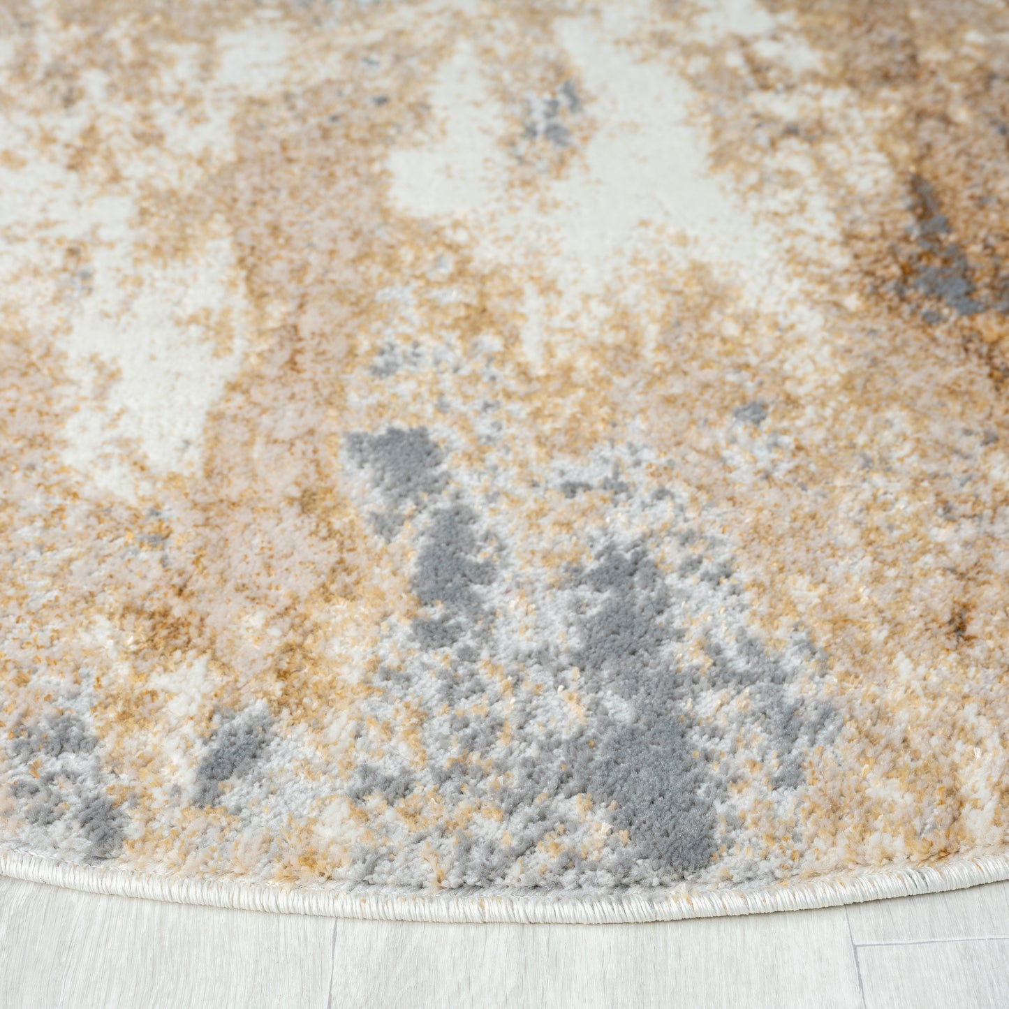 Astana 187 Taupa Modern Round Rug Saray Rugs