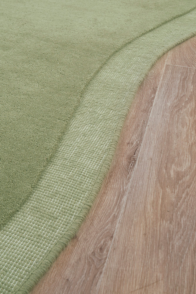 Camilla Moss New Zealand wool Shape Rug Rug Culture