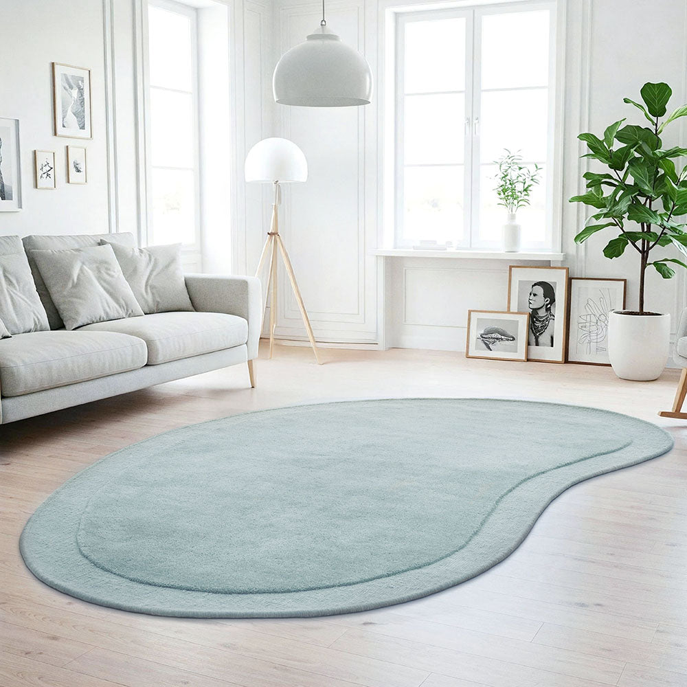 Camilla Sky New Zealand wool Shape Rug Rug Culture