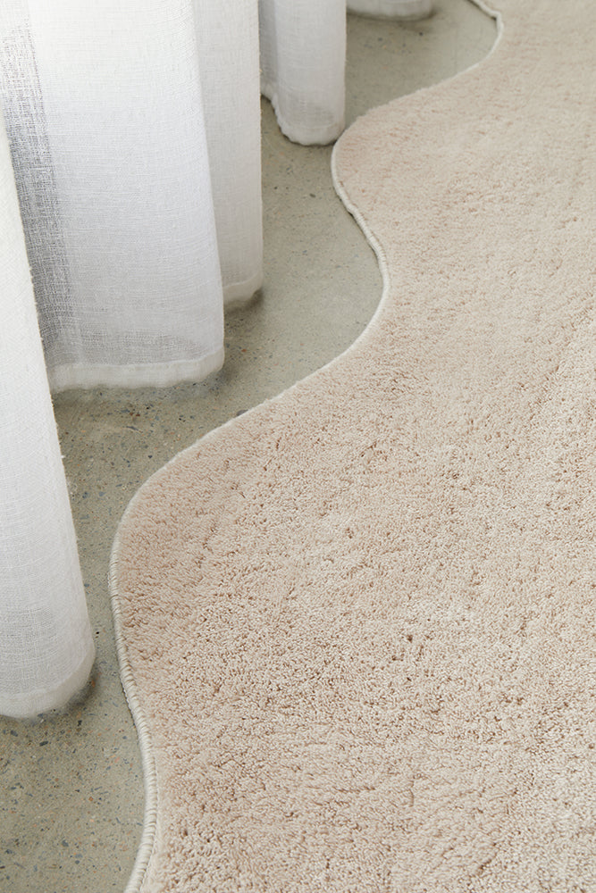 Everest Beige Washable Rug Rug Culture