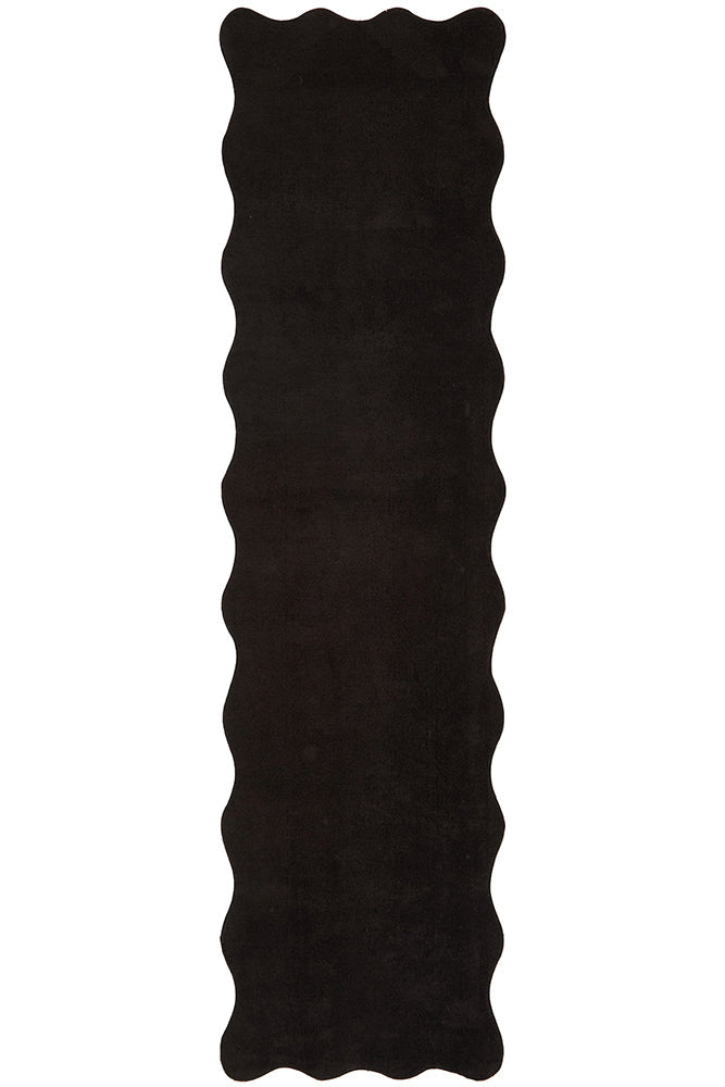Everest Black Washable Rug Rug Culture