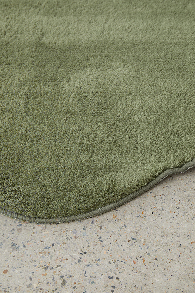 Everest Green Washable Rug Rug Culture