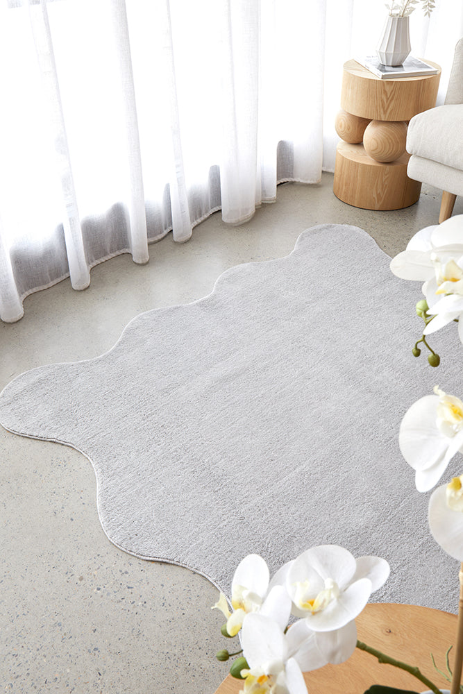 Everest Silver Washable Rug Rug Culture