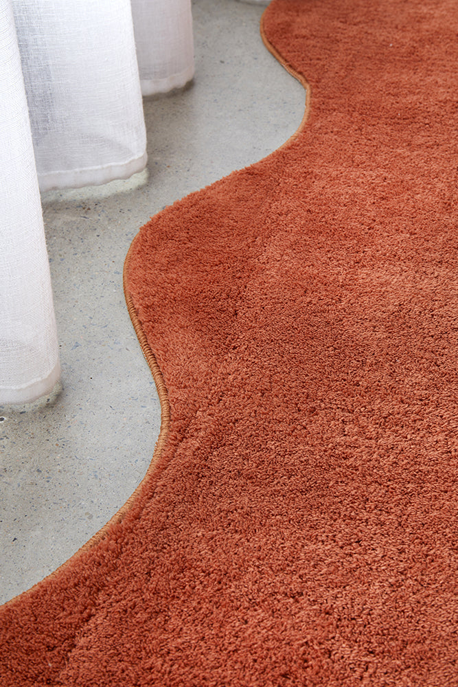 Everest Terracotta Washable Rug Rug Culture