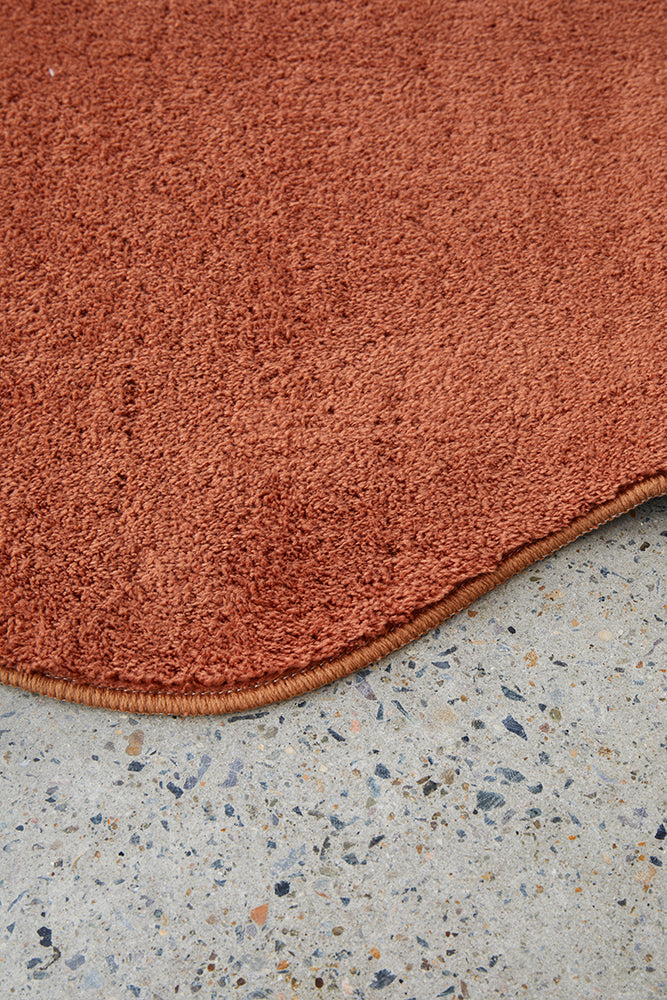 Everest Terracotta Washable Rug Rug Culture