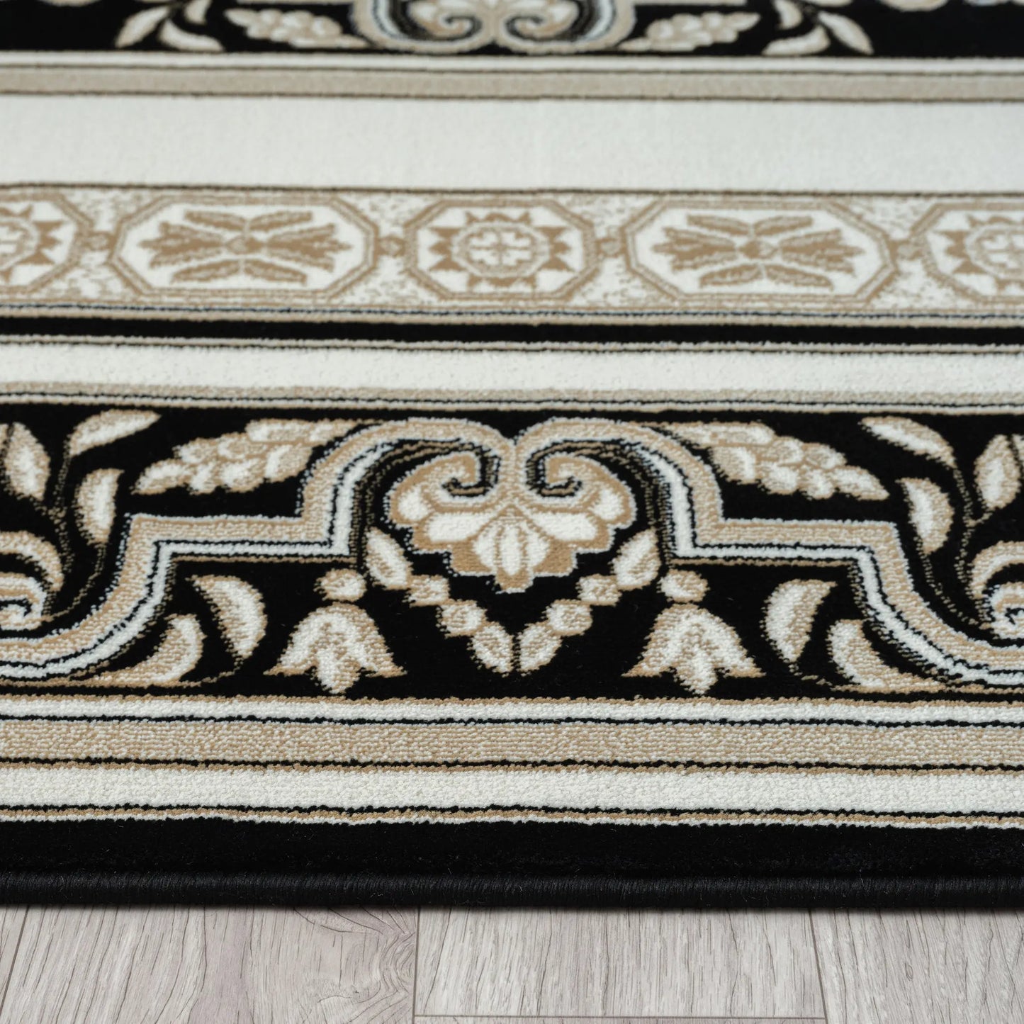 Empire 523 Black Hallway Runner Saray Rugs