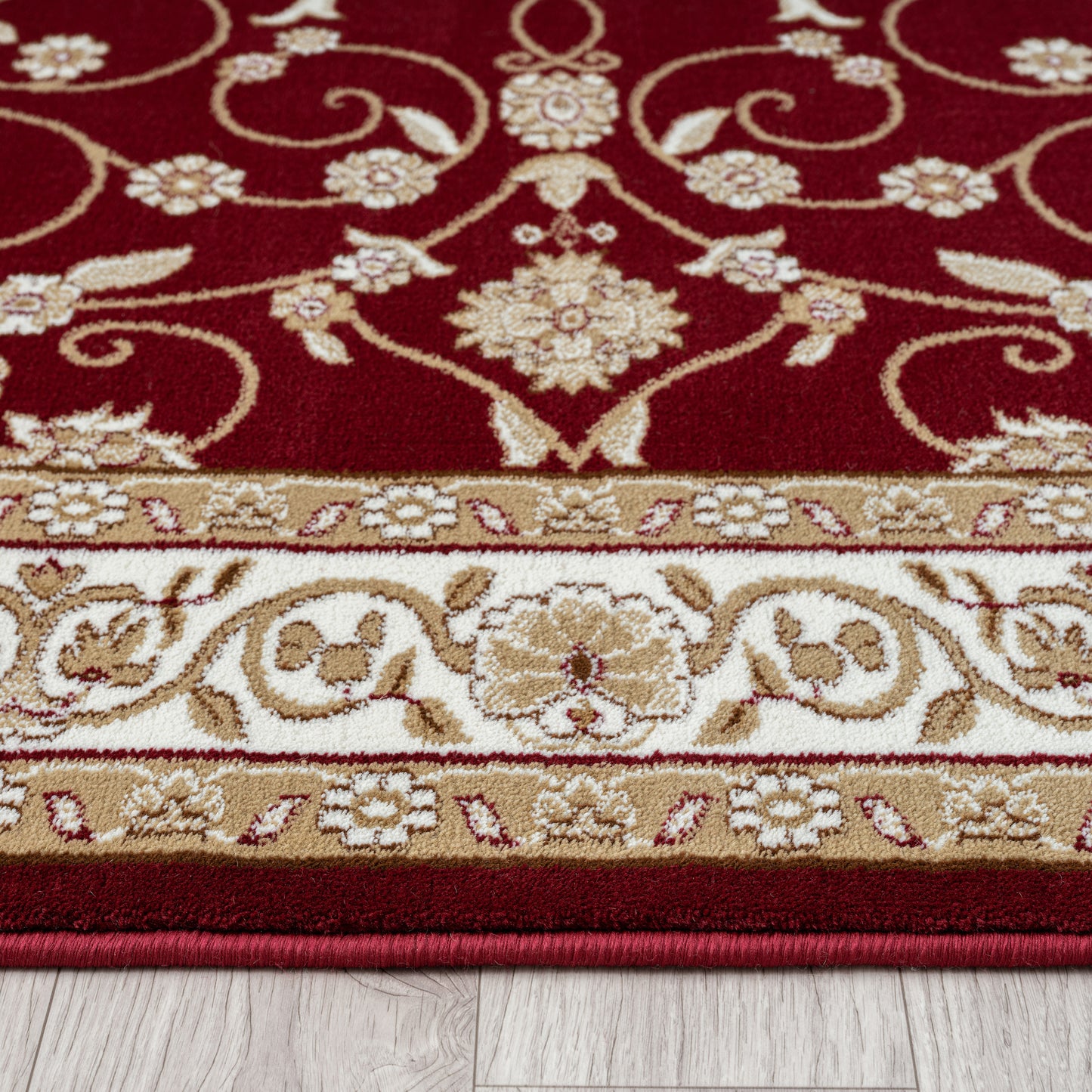 Oriental 512 Red Traditional Hallway Runner Saray Rugs