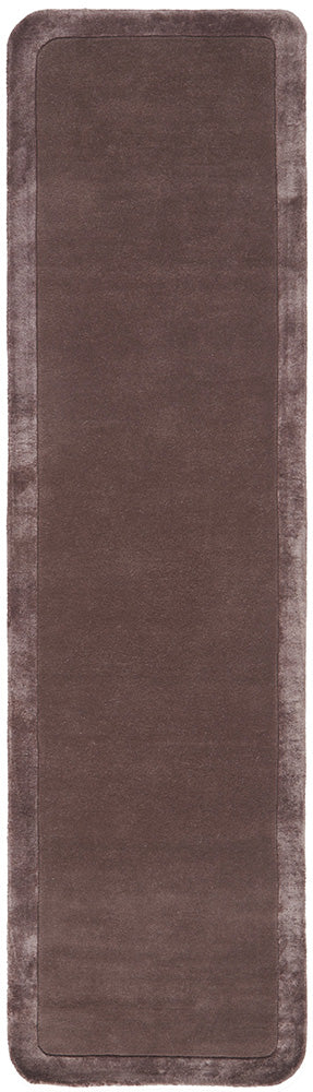 Hunter Grape Wool-Viscose Runner Rug Rug Culture