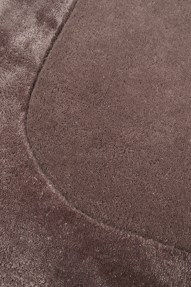 Hunter Grape Wool-Viscose Runner Rug Rug Culture