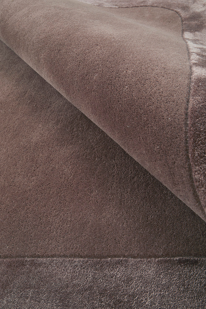 Hunter Grape Wool-Viscose Runner Rug Rug Culture