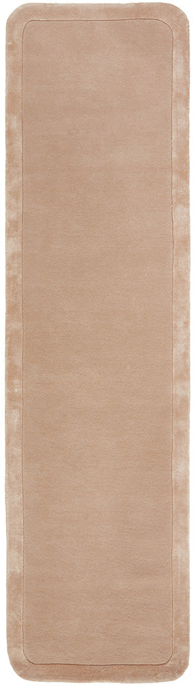 Hunter Nude Wool-Viscose Runner Rug Rug Culture