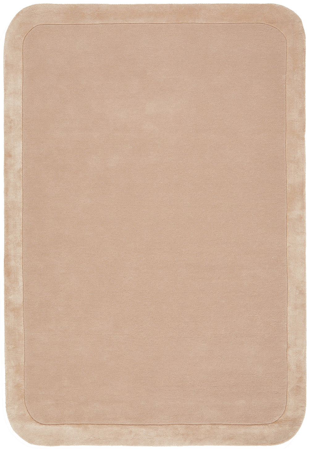 Hunter Nude Wool-Viscose Rug Rug Culture