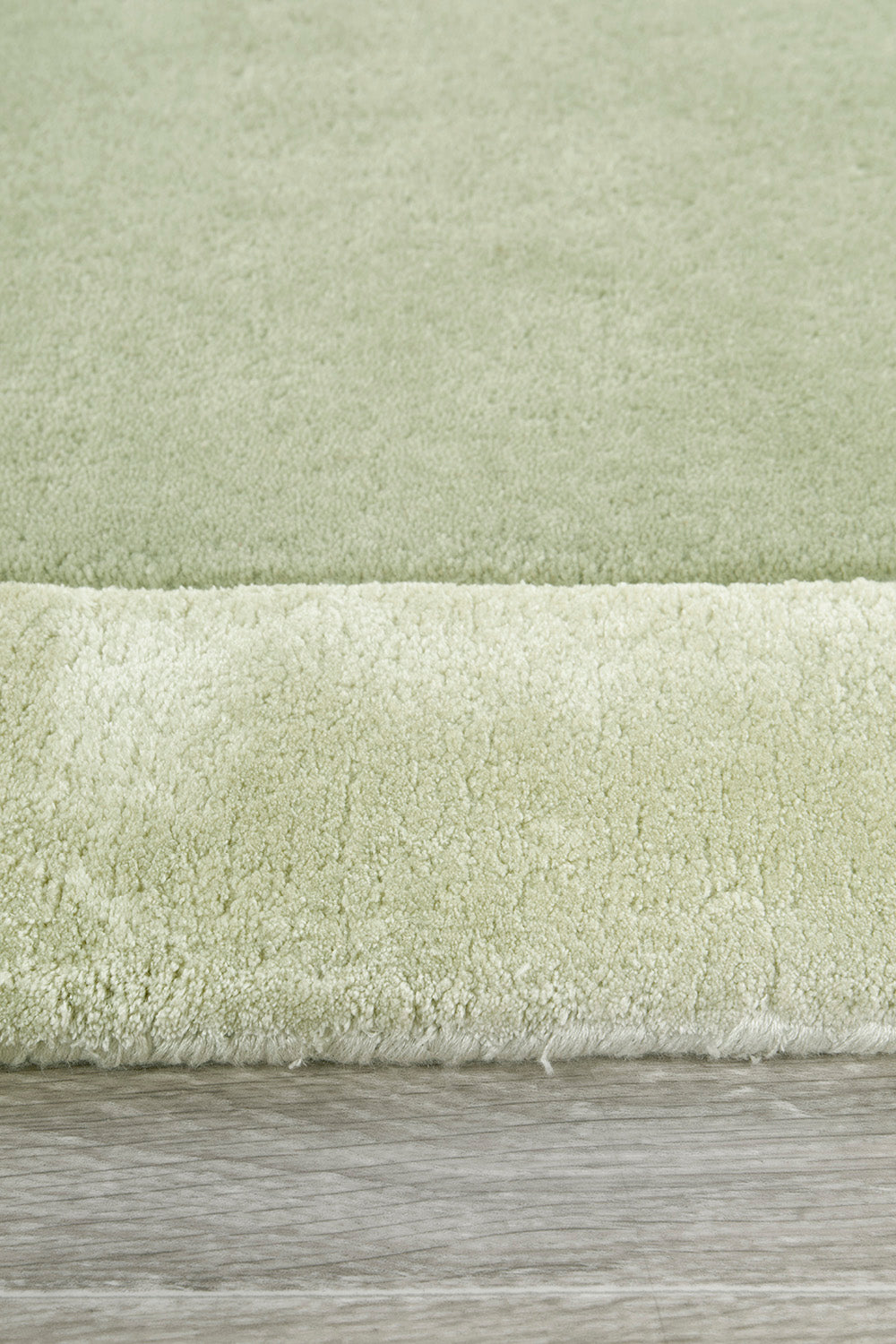 Hunter Sage Wool-Viscose Rug Rug Culture