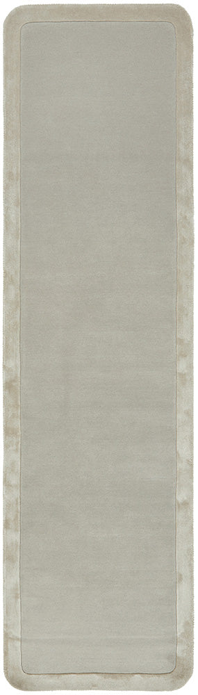 Hunter Silver Wool-Viscose Runner Rug Rug Culture