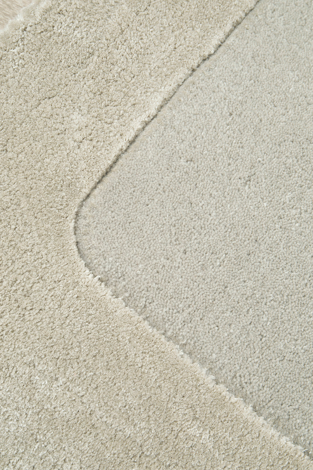 Hunter Silver Wool-Viscose Rug Rug Culture