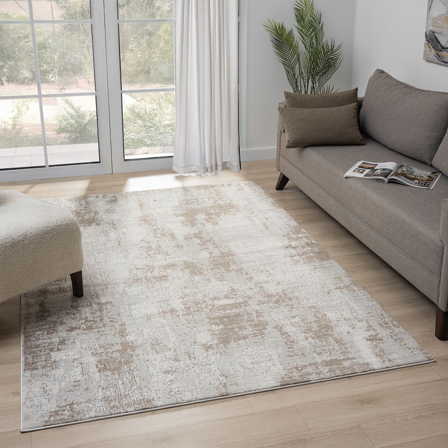 Lavisher 718 Stone Soft touch Rug Saray Rugs