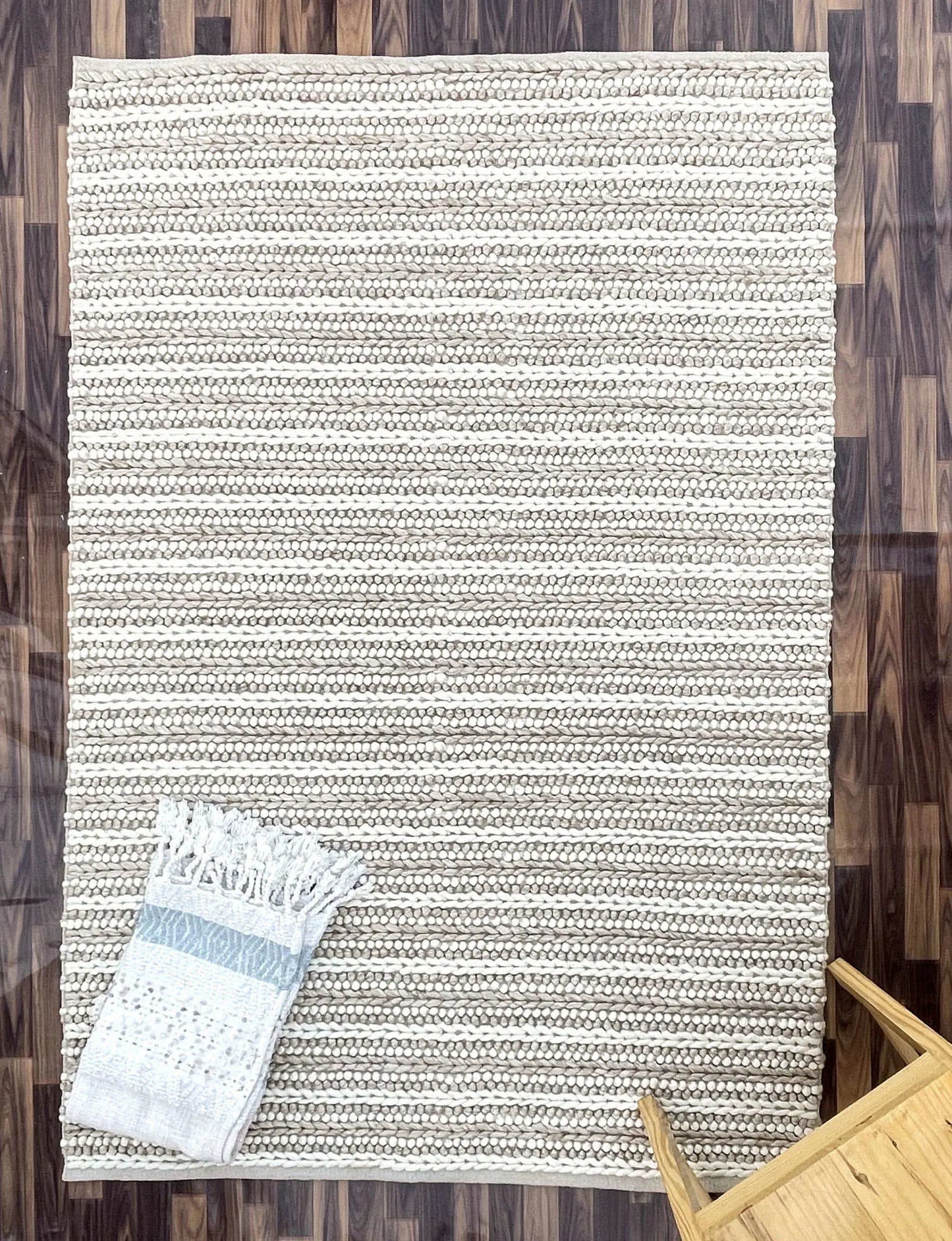 Stream Beige The Rug Co