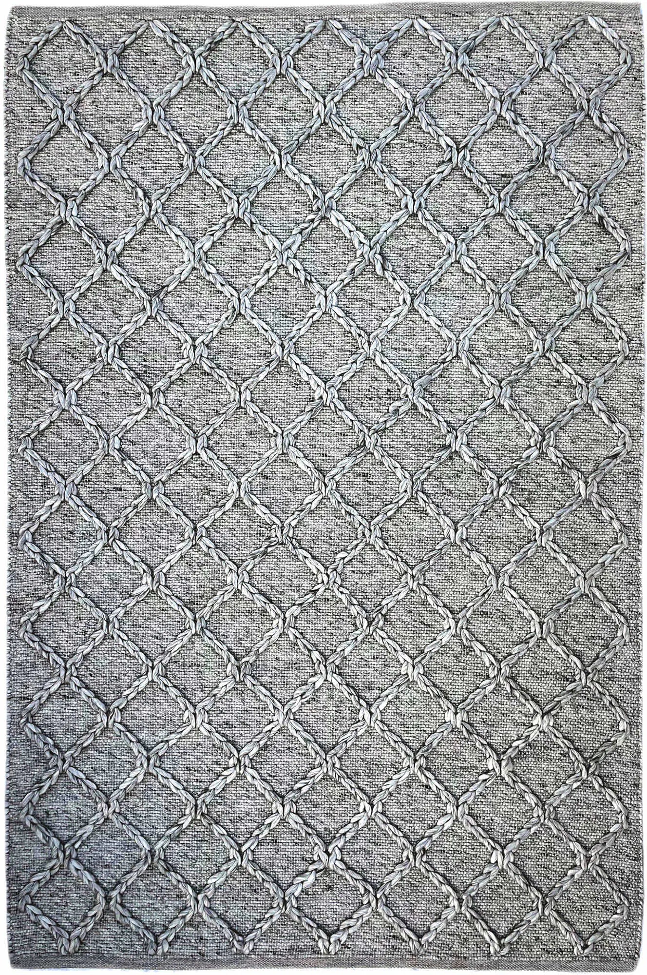 Trinket Dark Grey The Rug Co