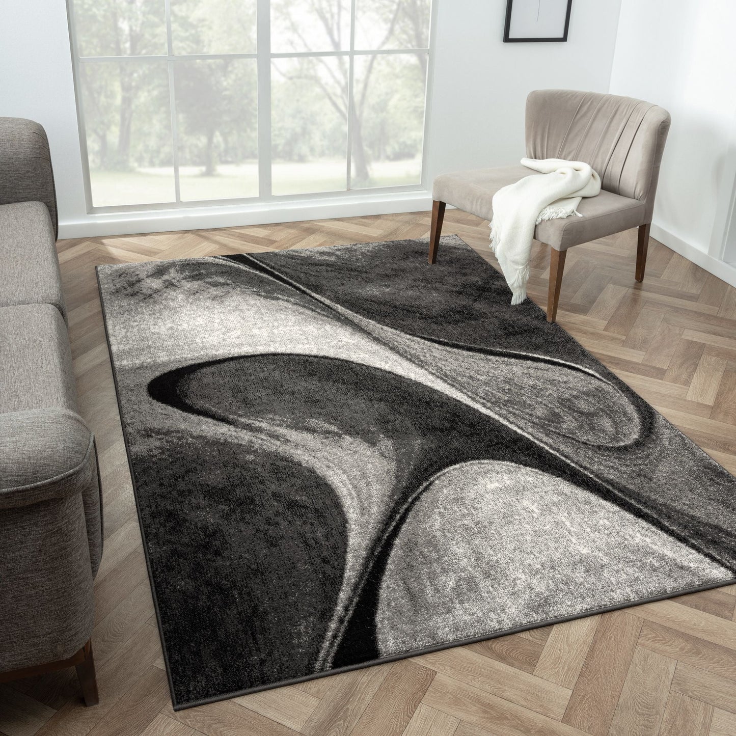 Adore 2316 Grey Saray Rugs