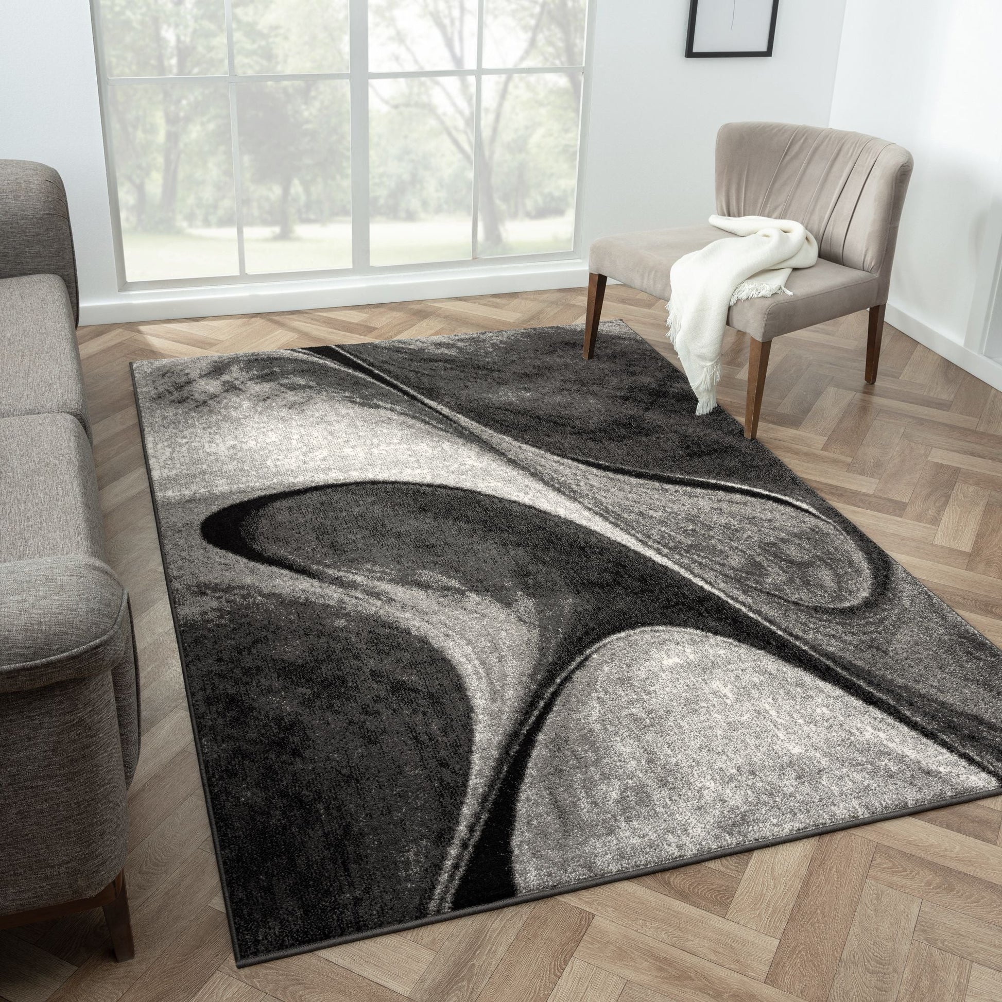 Adore 2316 Grey Saray Rugs