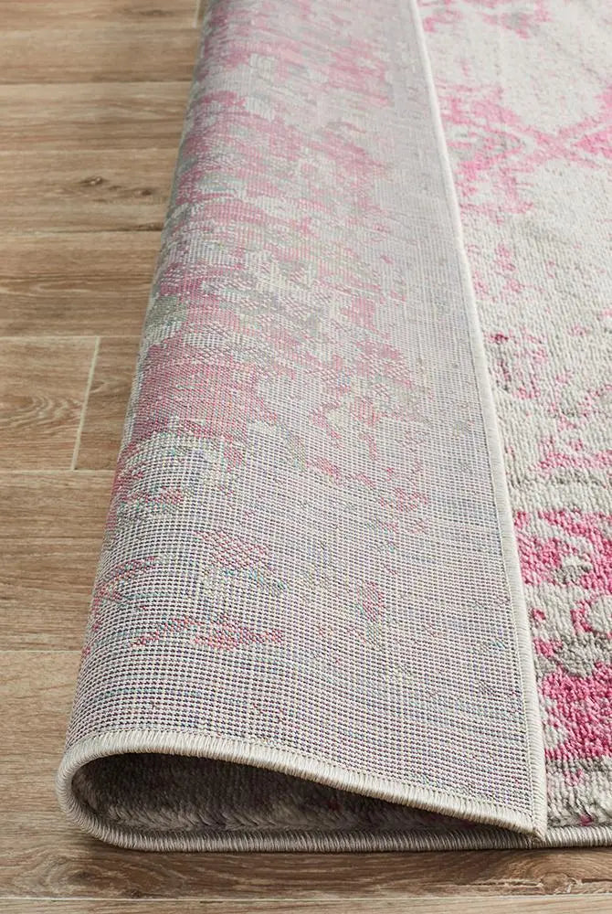 Alexa Transitional Rug Grey Fuchsia Rug Culture