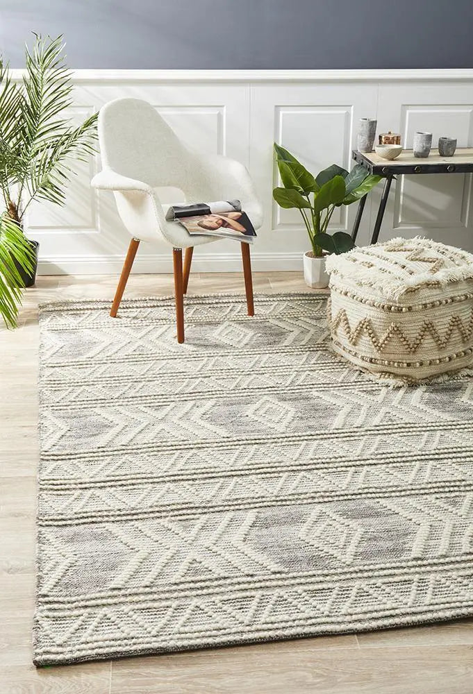 Amber 806 NATURAL WOOL RUG Unitex