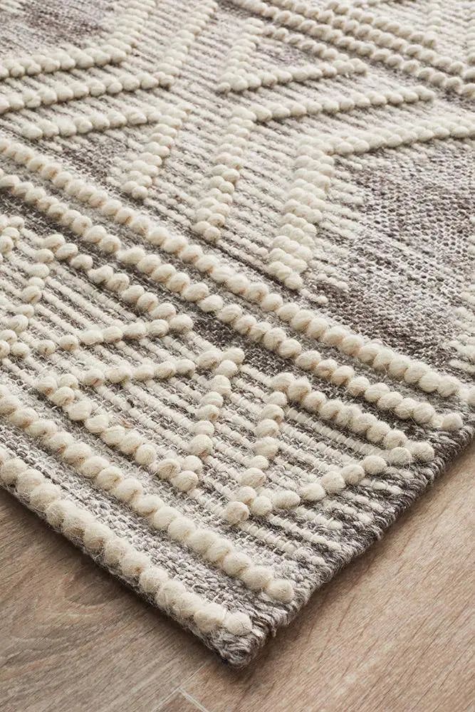 Amber 806 NATURAL WOOL RUG Unitex