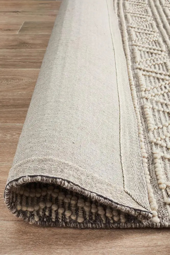 Amber 806 NATURAL WOOL RUG Unitex