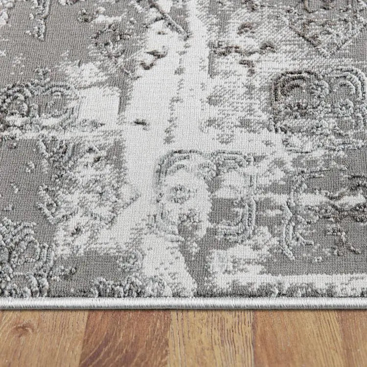 Angus 2729 Light Grey Hallway Runner Saray Rugs
