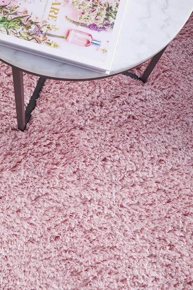 Ankara Plain Pink Rug RUG CULTURE