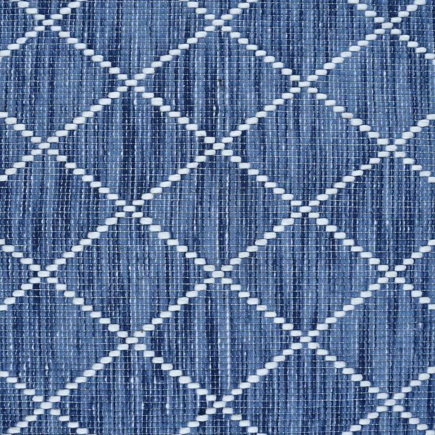 Argine Cross Blue Wool Rug The Rug Co