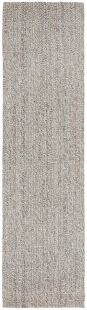Aspera wool-Jute Grey Runner Rug RUG CULTURE