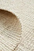 Asrin Barker Bleach Jute Hallway Runner Unitex