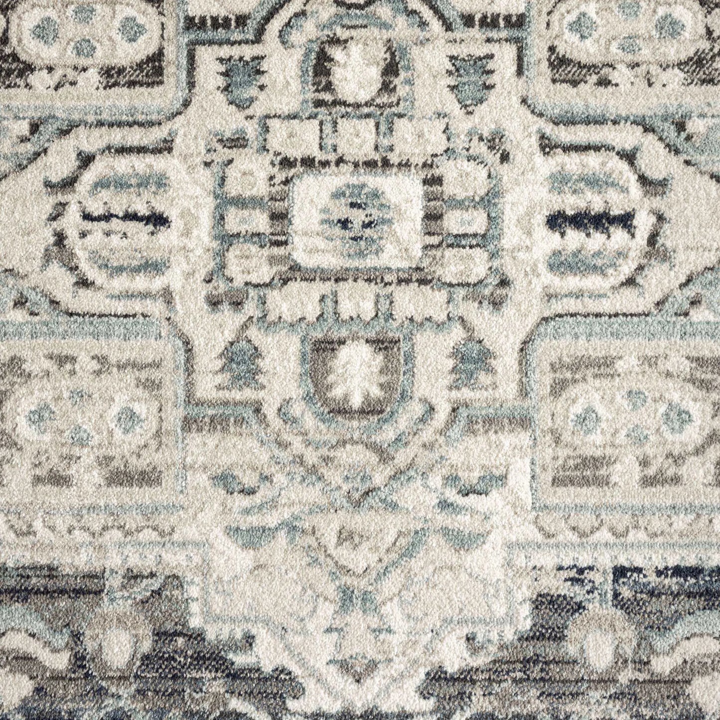 Austin 2201 Dk Blue Hallway Runner Saray Rugs