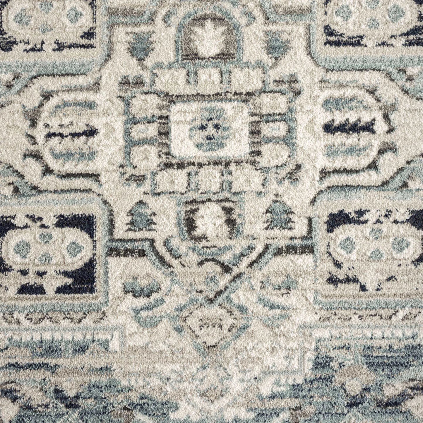 Austin 2201 Lt Blue Hallway Runner Saray Rugs