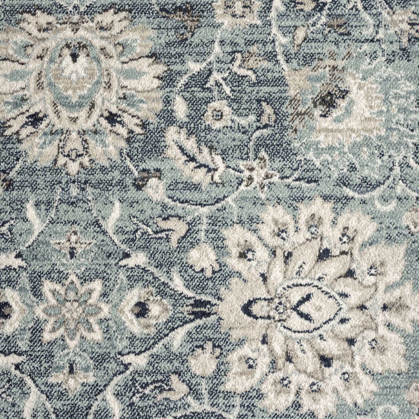 Austin 2202 Lt Blue Hallway Runner Saray Rugs