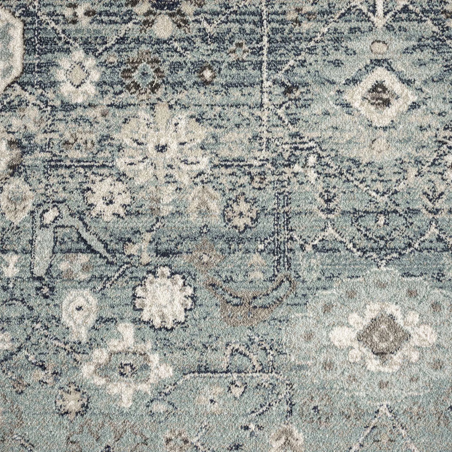 Austin 2203 Lt Blue Hallway Runner Saray Rugs