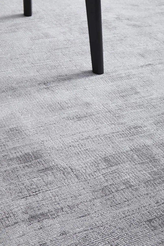 Bayliss Grey Viscose Rug RUG CULTURE