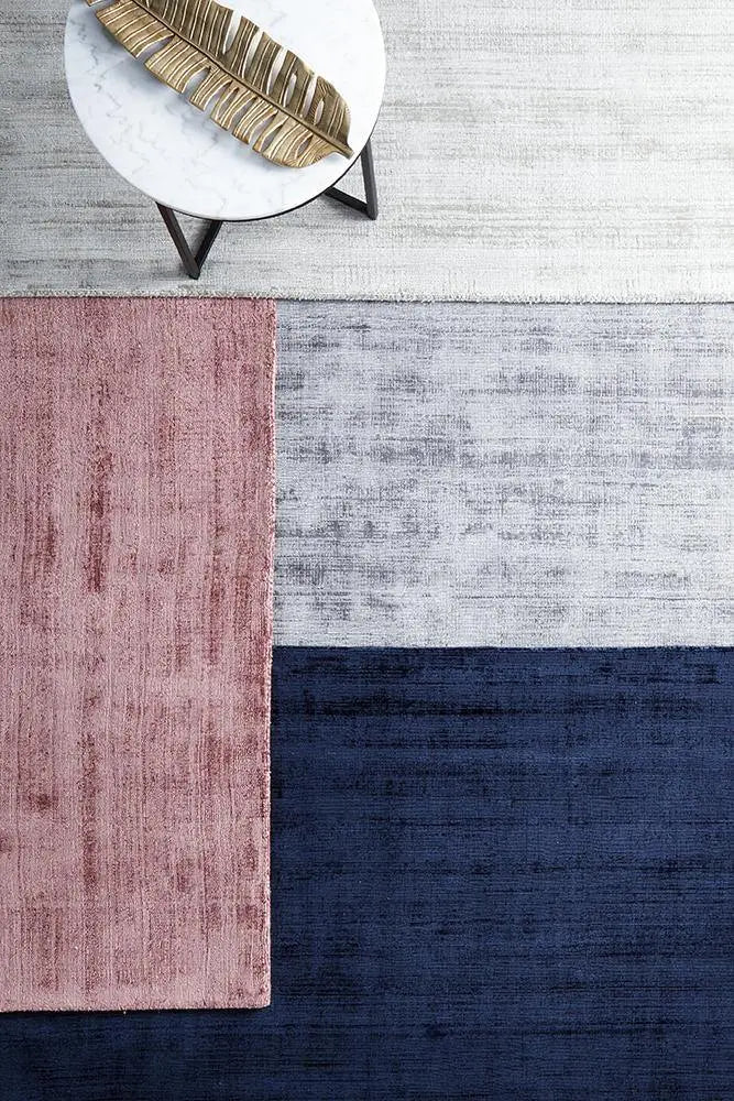 Bayliss Silver Viscose Rug RUG CULTURE