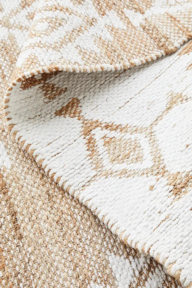 Bohoma Quinton Natural Rug, Cotton Rugs, Hand Loomed Rugs Sydney, Jute Rugs Australia RUG CULTURE