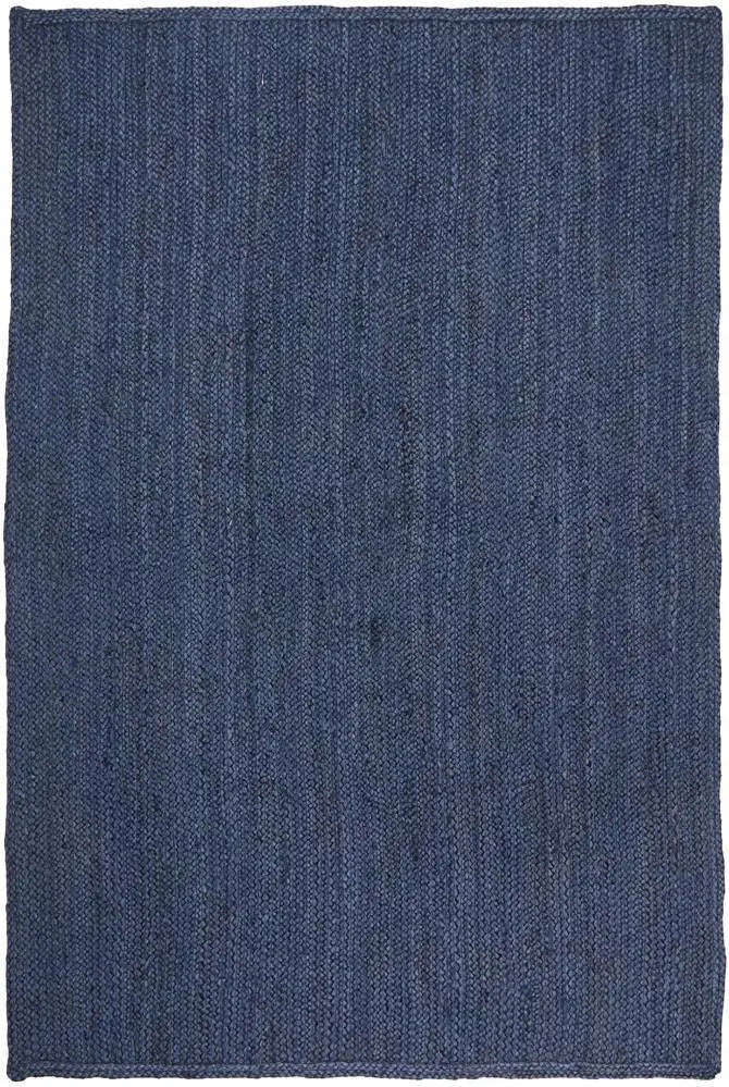 Bondi Navy Jute Rug RUG CULTURE