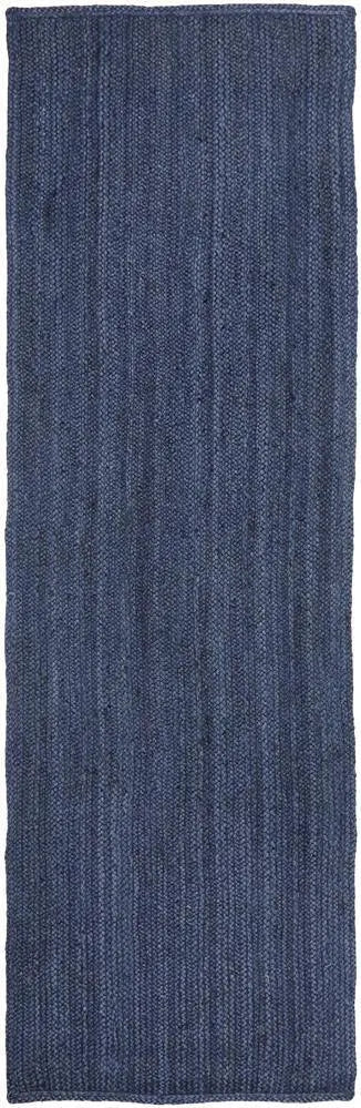 Bondi Navy Runner Jute Rug RUG CULTURE