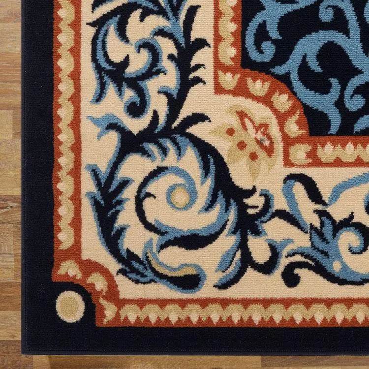 Budget Collection 1920 Navy Saray Rugs