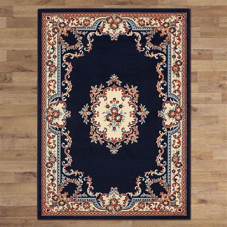 Budget Collection 6151 Navy Saray Rugs