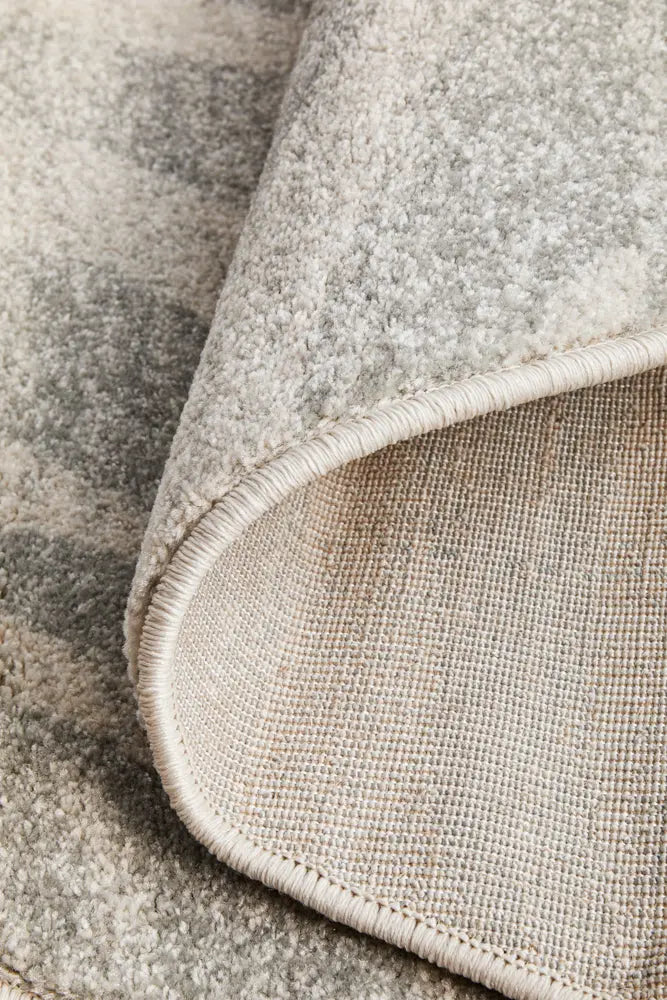 Cairns Savannah Silver Round Rug RUG CULTURE